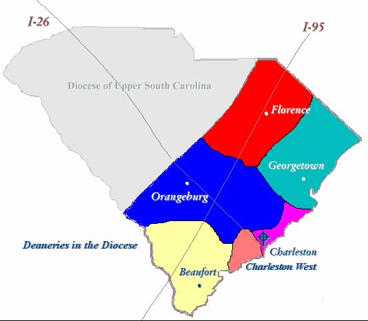 Map of Deaneries